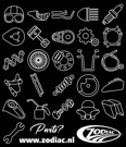 CAMISETA ZODIAC "THE PARTS"