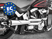 Escapes homologados CE Softail