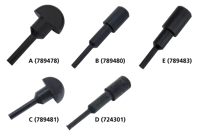 GOMAS  DE PINZA DE FRENO TRASERO