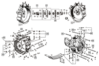 PIEZAS PARA LA PARTE BAJA DE MODELOS 45CI Y BIG TWIN SIDE VALVE