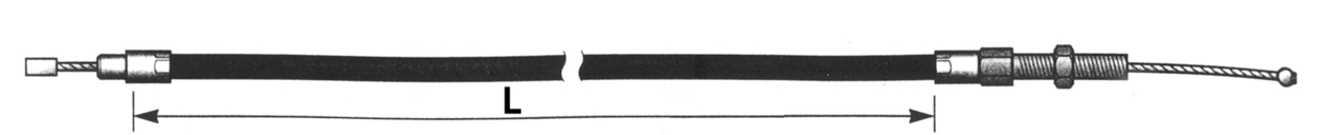 C04 - CABLES DE EMBRAGUE 1979-1982 FLT & 1982 FXR