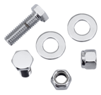 KIT DE TORNILLOS ESTABILIZADOR DE MOTOR CROMADOS