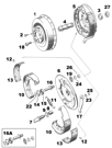 PIEZAS DE FRENO TRASERO BIG TWIN 1936-1957