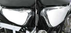 TAPAS CROMADAS PARA CHASIS DE SPORTSTER