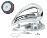 KIT DE FILTRO DE AIRE CROMADO "SUPER SUCKER" SMOOTHIE PARA KEIHIN CV