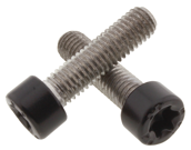 TORNILLOS EXTREMOS DE BARRA DE ACERO INOXIDABLE NEGRO PARA SPORTSTER