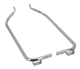 SOPORTES DE ALFORJAS CROMADAS DE ZODIAC PARA TOURING