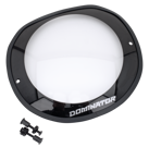 EMBELLECEDOR DE FARO DOMINATOR Y TAPA DE LENTE PARA CARENADO FXLRST