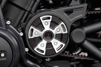 TAPA POLEA DELANTERA RICK'S PARA SPORTSTER S