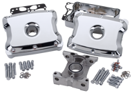 KITS DE CAJAS DE BALANCINES DE DOS PIEZAS, EN FUNDICIÓN DE ALUMINIO, PARA TWIN CAM