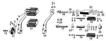 PIEZAS DEL MOTOR DE ARRANQUE PARA MODELOS 45CI