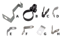 CLIPS Y ABRAZADERAS PARA CABLES DE BUJÍAS PARA MODELOS VINTAGE
