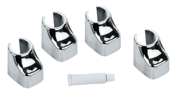 TAPAS CROMADAS PARA BLOQUES DE TAQUET DE SPORTSTER EVO