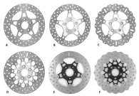ROTORES DEL FRENO DE DISCO DE ACERO INOXIDABLE CUSTOM DE EBC