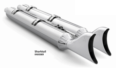 SILECIOSOS SHARKTAIL 4" PARA INDIAN POWERPLUS & THUNDERSTROKE