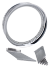 LLANTAS TRASERAS CON PERFIL DE ALUMINIO CROMADO