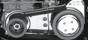 TRANSMISIÓN POR CORREA ABIERTA DE 3 1/2" BRUTE V PARA SOFTAIL