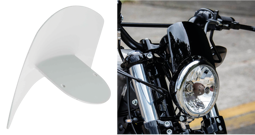 MINI PARABRISAS DE FIBRA DE VIDRIO DE RICK PARA SPORTSTER