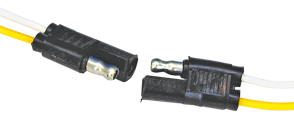 ENCHUFES DE DOS POLOS, MOLDEADOS EN NEOPRENO
