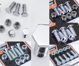 TORNILLOS Y TUERCAS DE DISCO DE FRENO PARA FL DE 4 VELOCIDADES