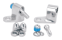KIT DE MONTAJE PARA INTERMITENTES FRONTALES CROMADOS