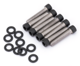 KITS DE TORNILLOS DE TAPA DE LEVA DE ACERO INOXIDABLE NEGRO PARA MILWAUKEE EIGHT