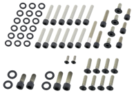 KITS DE TORNILLOS DE TRANSMISIÓN DE ACERO INOXIDABLE NEGRO