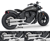4" SLIP-ONS PARA INDIAN SCOUT 2015-2024