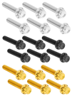 KITS DE PERNOS 12 PUNTOS TITANIO PARA CUBIERTA LATERAL DE TRANSMISIÓN Y TRAMPILLA