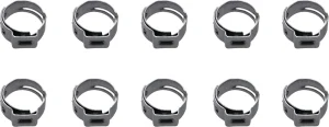 Abrazaderas de oreja Stepless® para sistema de combustible - manguera sin escalones 10.8-13.3 MM