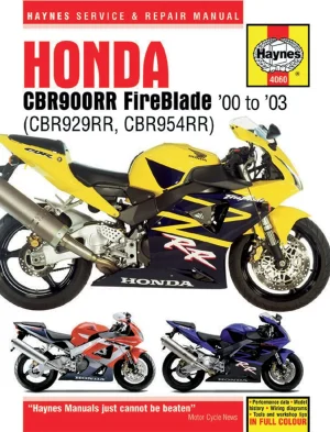 Manual de reparación de motocicletas - HAY CBR929/954
