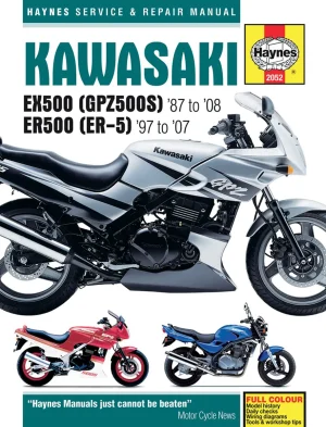 Manual de reparación de motocicletas - KAW EX500