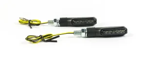 Intermitentes LED universales con Marcado «E» - Intermitente lente ahumado / ABS / negro