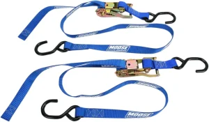 Correas de anclaje reforzadas - Amarre reforzado con trinquete azul