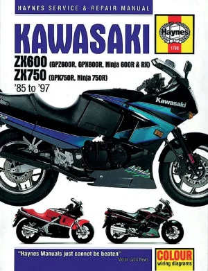 Manual de reparación de motocicletas - KAW ZX600 Ninja