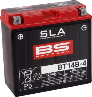 Baterías SLA AGM activadas de fábrica y sin mantenimiento - BT14B-4 12V 210