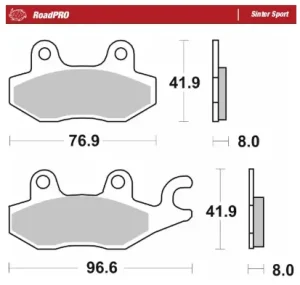 RoadPro Sinter Sport - Pastilla de freno