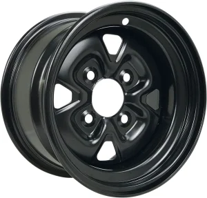 Ruota in acciaio - 12X7 4/110 nera