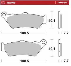 RoadPro Sinter Sport - Pastilla de freno