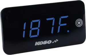 Medidor digital de tensión y temperatura con pantalla táctil superfino