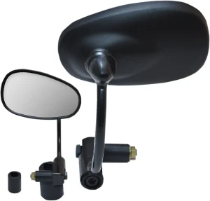 Espejo de extremo de manillar - 7/8" bar end oval negro