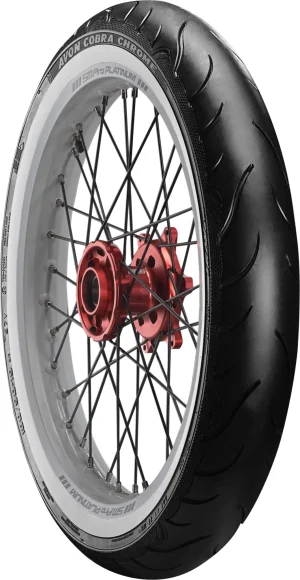 Neumático Avon Cobra Chrome AV91 MH90-21 56V TL delantero banda blanca