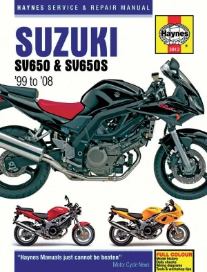 Manual de reparación de motocicletas - SUZ SV650