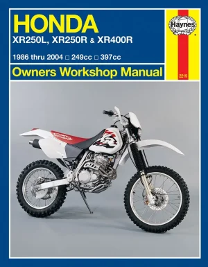 Manual de reparación de motocicletas - HONXR250R/250L/400