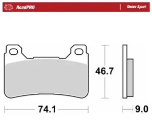 RoadPro Sinter Sport - Pastilla de freno