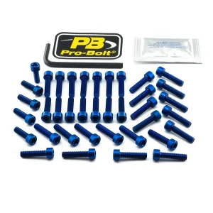 Kit de tornillería de motor en aluminio para Triumph - tornillos TRI BL