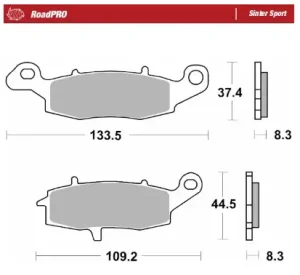 RoadPro Sinter Sport - Pastilla de freno