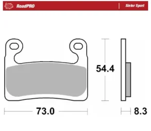 RoadPro Sinter Sport - Pastilla de freno