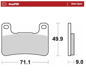 RoadPro Sinter Sport - Pastilla de freno