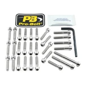 Kit de tornillería de motor en acero inox. para Kawasaki - tornillos inoxidable KAW